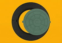 Переходник конус-люк тип "С" (Черный/зеленый)