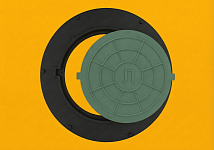 Переходник конус-люк тип "Л" (Черный/зеленый)